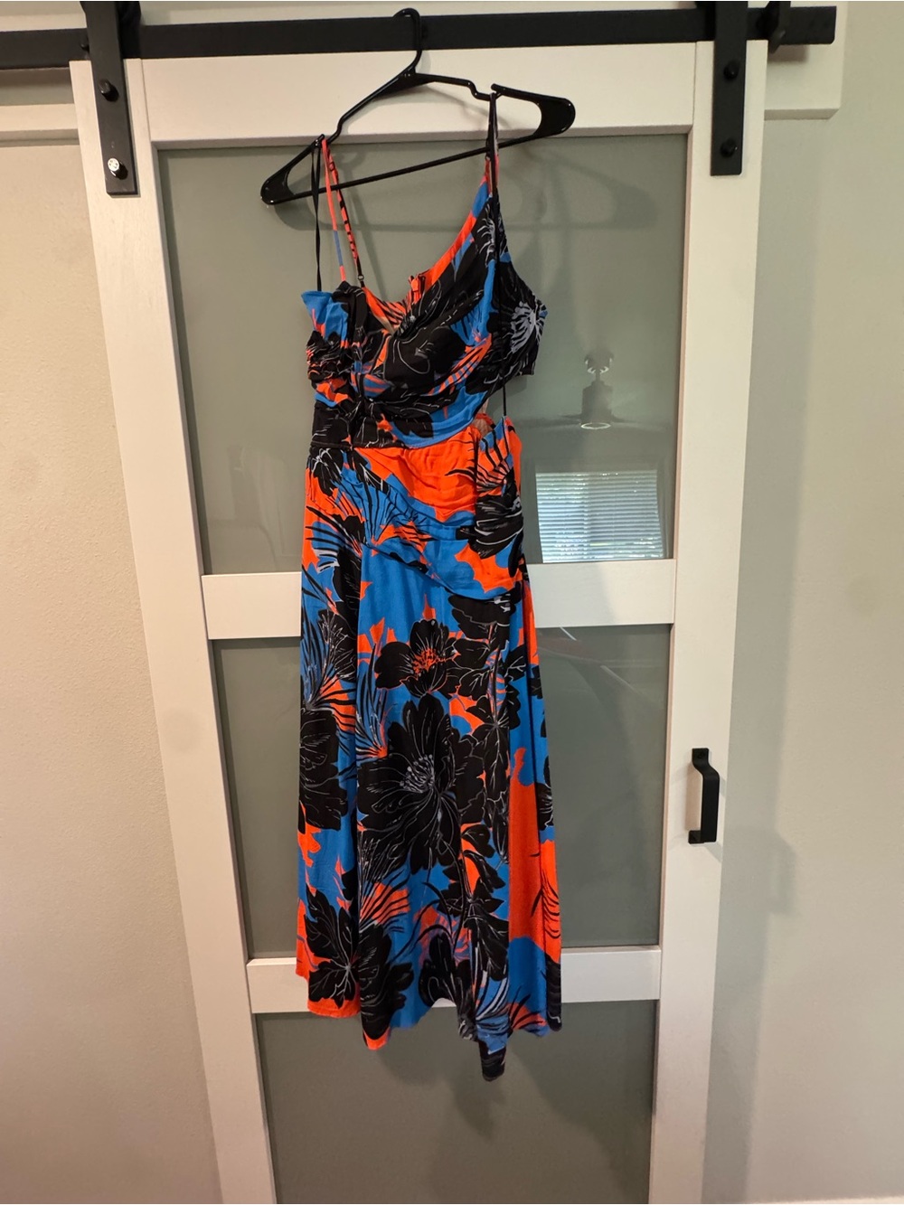 Anthropologie Plenty by Tracy Reese Printed Asymmetrical Cutout Dress Size - Picture 3 of 4